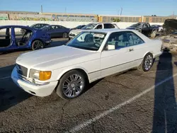 Salvage cars for sale at Van Nuys, CA auction: 1991 Mercedes-Benz 560 SEC