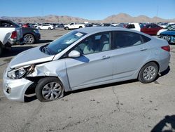 Salvage cars for sale at North Las Vegas, NV auction: 2015 Hyundai Accent GLS