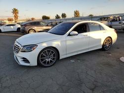 Salvage cars for sale at Martinez, CA auction: 2018 Mercedes-Benz S 560