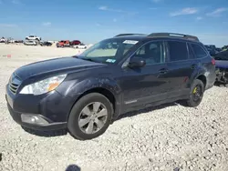 Salvage cars for sale at Taylor, TX auction: 2012 Subaru Outback 2.5I Premium