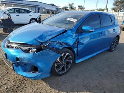 Salvage cars for sale at San Diego, CA auction: 2017 Toyota Corolla IM