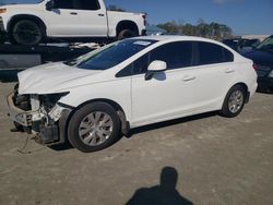 Salvage cars for sale from Copart Spartanburg, SC: 2012 Honda Civic LX