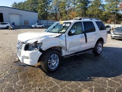 Ford Explorer Limited salvage cars for sale: 2010 Ford Explorer Limited