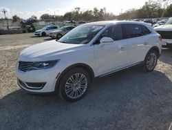 Salvage cars for sale at Riverview, FL auction: 2018 Lincoln MKX Reserve