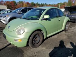 Salvage cars for sale from Copart Exeter, RI: 2000 Volkswagen New Beetle GLX