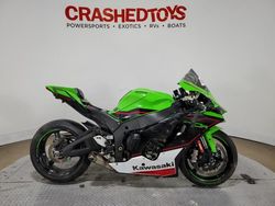 Salvage motorcycles for sale at Dallas, TX auction: 2021 Kawasaki ZX1002 M