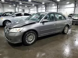 Honda Civic ex salvage cars for sale: 2005 Honda Civic EX