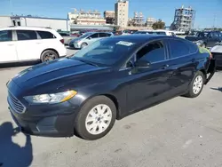 Salvage cars for sale at New Orleans, LA auction: 2019 Ford Fusion S