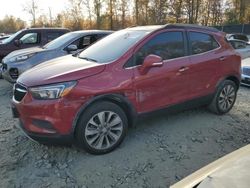 Salvage cars for sale at Waldorf, MD auction: 2019 Buick Encore Preferred