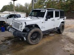 Jeep salvage cars for sale: 2017 Jeep Wrangler Unlimited Sahara