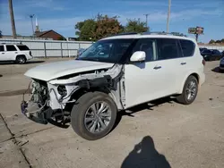 Salvage cars for sale at Oklahoma City, OK auction: 2015 Infiniti QX80