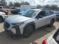 Salvage cars for sale at Riverview, FL auction: 2025 Subaru Outback Onyx Edition