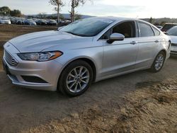 Salvage cars for sale at San Martin, CA auction: 2017 Ford Fusion SE