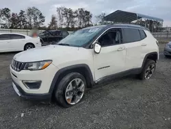 2018 Jeep Compass Limited en venta en Spartanburg, SC