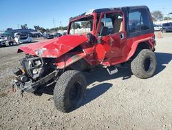 Salvage cars for sale at San Diego, CA auction: 1994 Jeep Wrangler / YJ SE