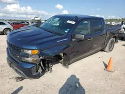 Salvage cars for sale at Houston, TX auction: 2019 Chevrolet Silverado C1500 Custom