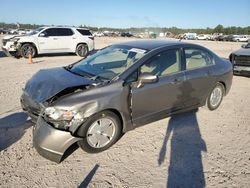 Salvage cars for sale from Copart Houston, TX: 2006 Honda Civic Hybrid