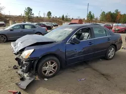 Salvage cars for sale from Copart Gaston, SC: 2007 Honda Accord EX