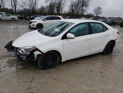 Salvage cars for sale from Copart Cicero, IN: 2016 Toyota Corolla L