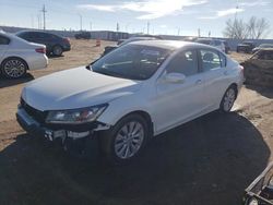 Salvage cars for sale at Greenwood, NE auction: 2014 Honda Accord EX