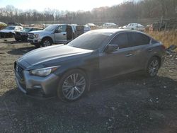 Salvage Cars with No Bids Yet For Sale at auction: 2018 Infiniti Q50 Luxe