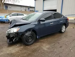 Salvage cars for sale at Albuquerque, NM auction: 2016 Nissan Sentra S