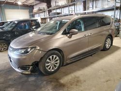 Salvage cars for sale at Eldridge, IA auction: 2018 Chrysler Pacifica Touring L