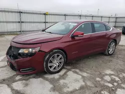 Chevrolet Vehiculos salvage en venta: 2017 Chevrolet Impala LT