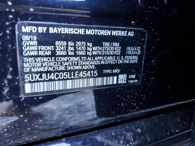 2020 BMW X5 M50I