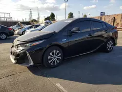 Salvage cars for sale at Wilmington, CA auction: 2022 Toyota Prius Prime LE