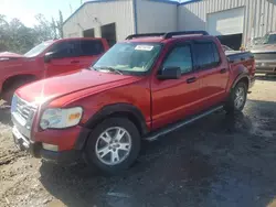 Salvage cars for sale from Copart Savannah, GA: 2007 Ford Explorer Sport Trac XLT