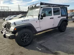 Salvage cars for sale at Wilmington, CA auction: 2017 Jeep Wrangler Unlimited Sport