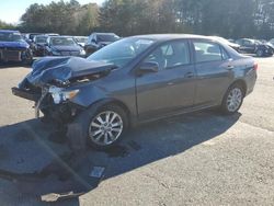 Salvage cars for sale from Copart Exeter, RI: 2009 Toyota Corolla Base