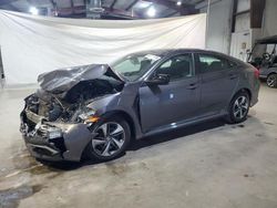 Salvage cars for sale at North Billerica, MA auction: 2020 Honda Civic LX