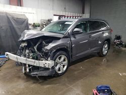 Toyota Highlander salvage cars for sale: 2018 Toyota Highlander Limited