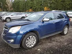 Salvage cars for sale at Graham, WA auction: 2010 Chevrolet Equinox LTZ