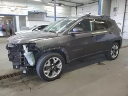 Jeep salvage cars for sale: 2019 Jeep Compass Limited