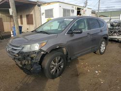 Salvage cars for sale at New Britain, CT auction: 2012 Honda CR-V EX