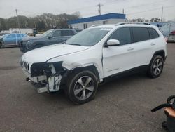 Salvage cars for sale from Copart Ham Lake, MN: 2020 Jeep Cherokee Limited