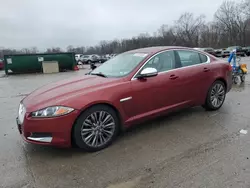 Salvage cars for sale at Ellwood City, PA auction: 2012 Jaguar XF Portfolio