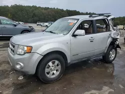 Salvage cars for sale at Florence, MS auction: 2008 Ford Escape Limited