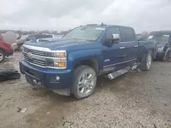 Chevrolet Silverado k2500 High Coun salvage cars for sale: 2017 Chevrolet Silverado K2500 High Country