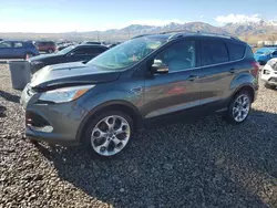 Salvage SUVs for sale at auction: 2015 Ford Escape Titanium