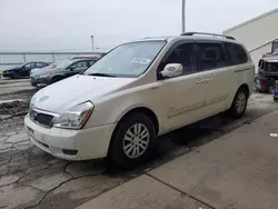 Salvage cars for sale at Dyer, IN auction: 2011 KIA Sedona LX