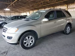 Salvage cars for sale at Phoenix, AZ auction: 2007 Mercedes-Benz ML 350