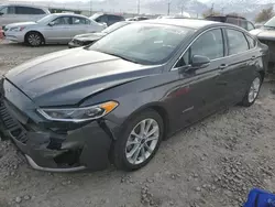 Salvage cars for sale at Magna, UT auction: 2019 Ford Fusion SEL