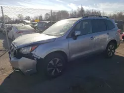 Salvage cars for sale at Chalfont, PA auction: 2017 Subaru Forester 2.5I Premium