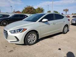 Salvage cars for sale at Oklahoma City, OK auction: 2017 Hyundai Elantra SE