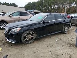 Salvage cars for sale at Seaford, DE auction: 2015 Mercedes-Benz E 350