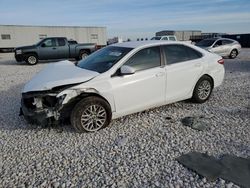 Salvage cars for sale at Taylor, TX auction: 2016 Toyota Camry LE